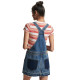 Superdry Γυναικείο φόρεμα Vintage Denim Pinafore Dress